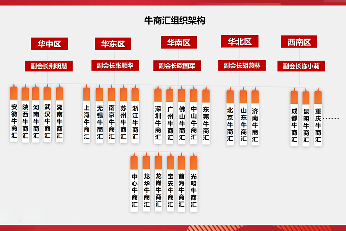 全國牛商匯組織架構(gòu)